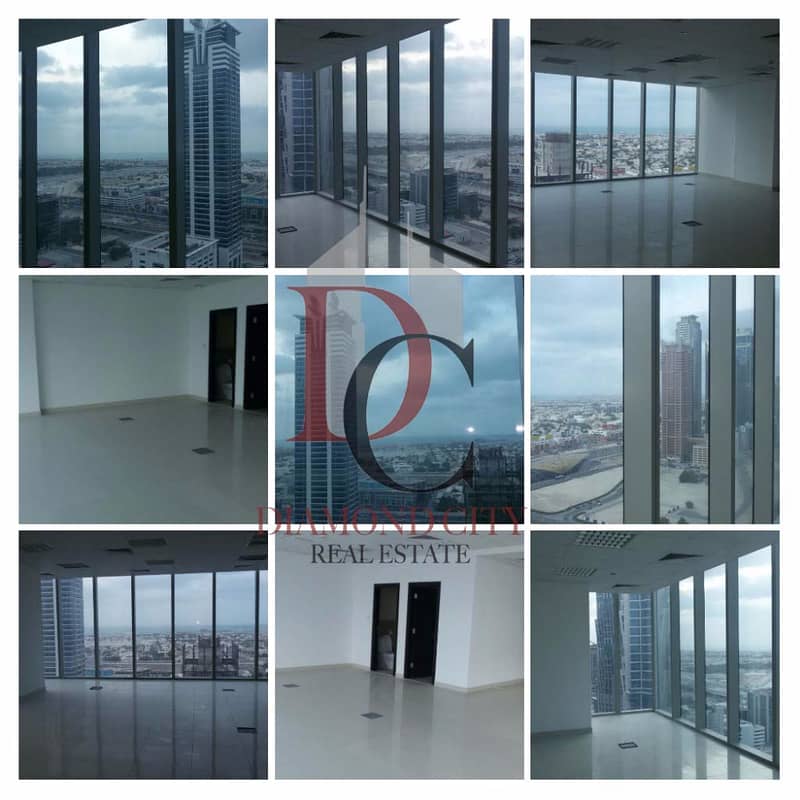 Available Fully Fitted Office for Rent in Prism Tower Business Bay ( Permit No. 6112 )