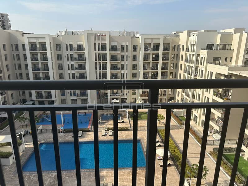Available End Of Jan | fully furnished | Pool View