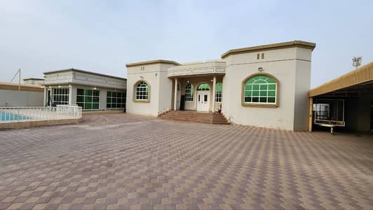 8 Bedroom Villa for Sale in Khalifah City, Umm Al Quwain - For sale, a 3-storey villa with an area of ​​7,265 feet, Umm Al Quwain - Al Salama - Khalifa 2. The villa is large and in a great location