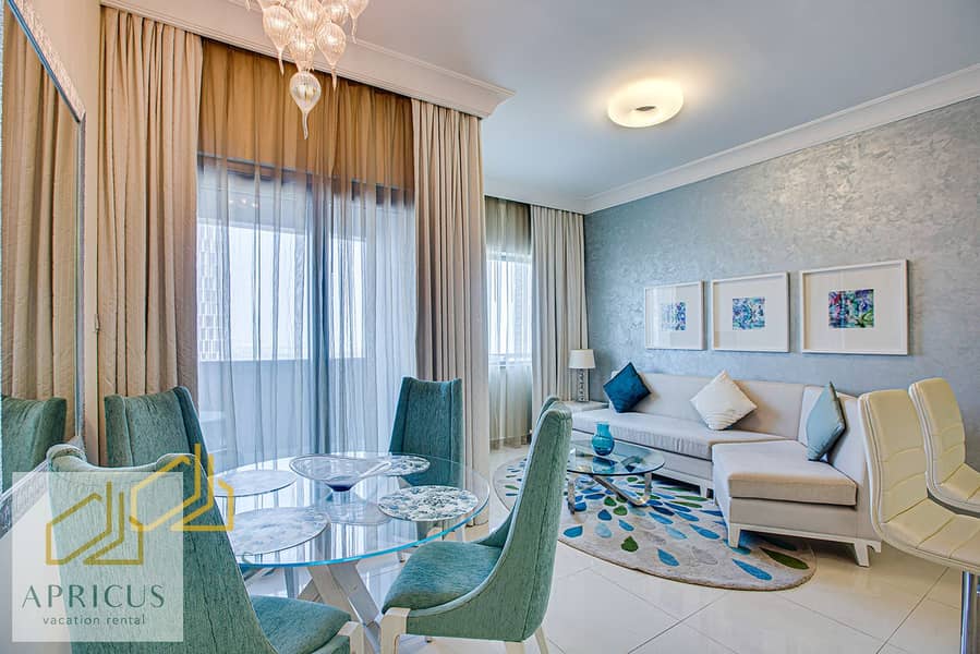 位于迪拜市中心，招牌酒店式公寓 1 卧室的公寓 650 AED - 4804658