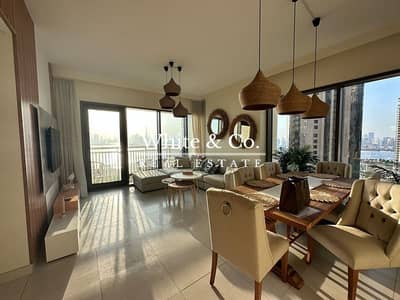 3 Bedroom Flat for Rent in Dubai Creek Harbour, Dubai - Attention to detail | Full Burj view | New