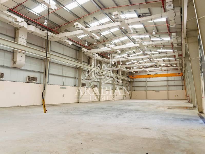 Warehouse with High Capacity Electricity & Installed Crane