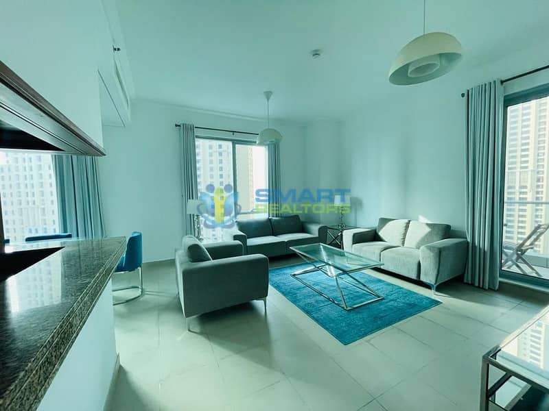 位于迪拜码头，滨海长廊公寓，博波尔大厦 1 卧室的公寓 165000 AED - 7529105