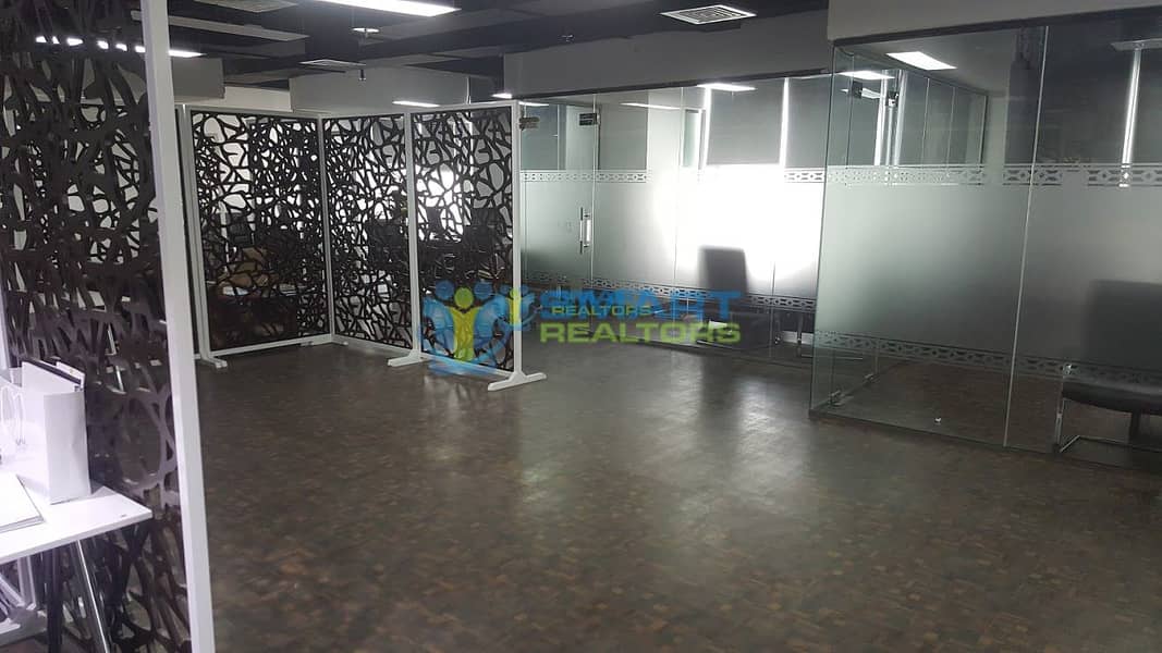 Fitted office Fully Furnished with Partition