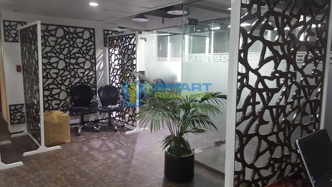 2 Fitted office Fully Furnished with Partition