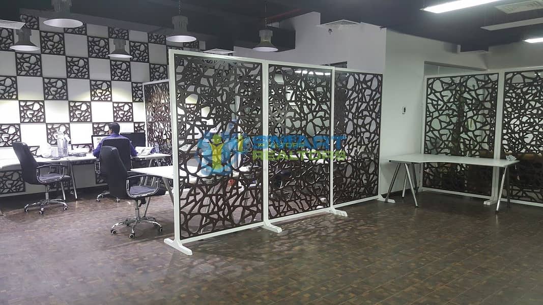 5 Fitted office Fully Furnished with Partition