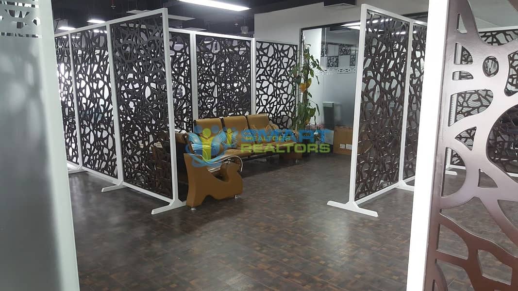 6 Fitted office Fully Furnished with Partition