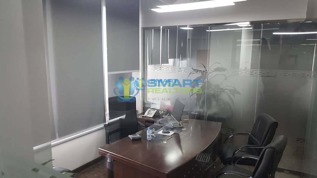 7 Fitted office Fully Furnished with Partition
