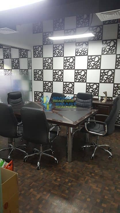 8 Fitted office Fully Furnished with Partition