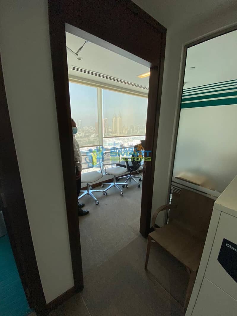 High Floor Amazing View Fully Fitted Office