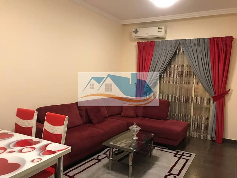 One bedroom apartment and a hall furnished with bills