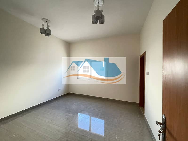 For rent in Ajman, a new building, the first inhabitant of a studio, in Al-Jurf, behind the Chinese market, very large areas, with two free months