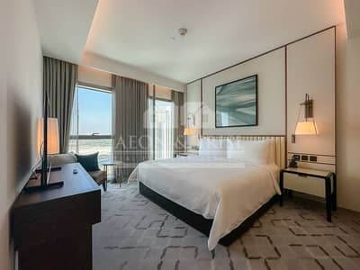 2 Bedroom Apartment for Rent in Dubai Creek Harbour, Dubai - High Floor | Burj Khalifa view | Furnished
