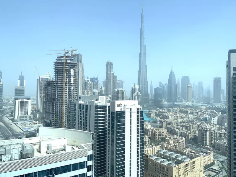 Full Burj  Khalifa View | Gas and Maintenance Included | One Month Free Rent