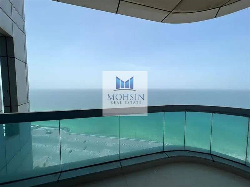 Corniche Tower Ajman, 2-BHK  Apartment for Sale  with Sea View Prime and Fully Sea Open View. .