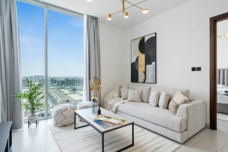 2 Bedroom Flat for Rent in Sobha Hartland, Dubai - Living Room