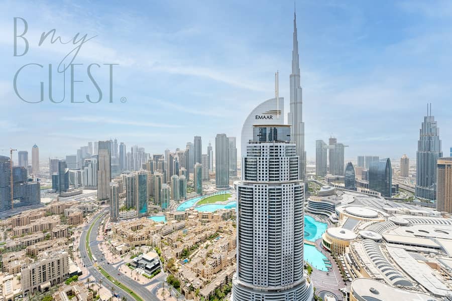 Luxurious 2BR with Spectacular Views of Burj Khalifa