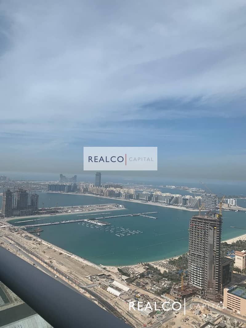 4 Largest Size |Fendi Sea and Palm Jumeirah View