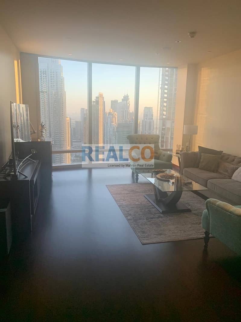 Burj Khalifa Gorgeous Open Plan 1Bdr Sea View