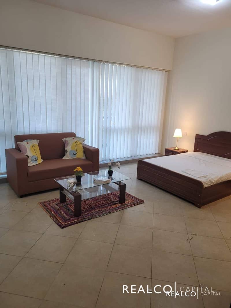 Fully Furnished - Huge studio at Madison Residency - Barsha Heights