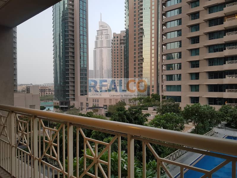 Fully Furnished Two bed with Pool and lake View