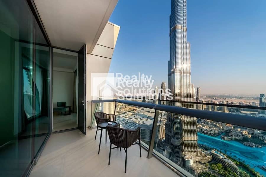 Fully Furnished | Burj khalifa View | Vacant