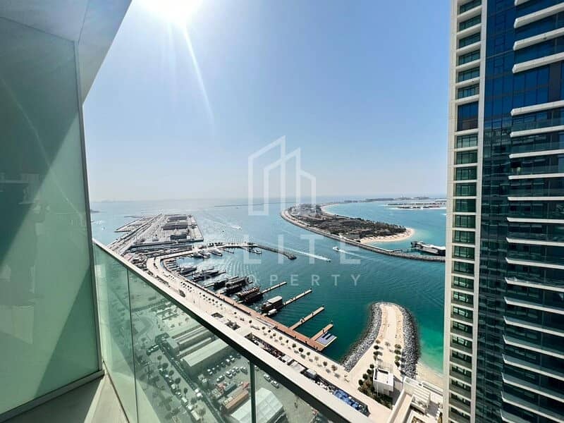 位于迪拜港，艾玛尔海滨社区，日出海湾公寓 2 卧室的公寓 3895500 AED - 6028362