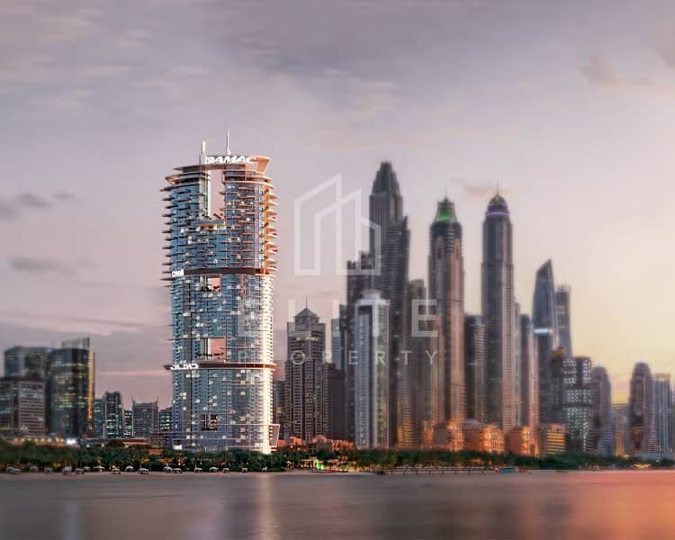 位于迪拜码头，卡瓦利大厦 4 卧室的顶楼公寓 15000000 AED - 5715249