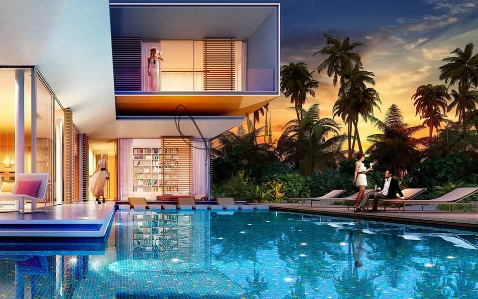 9 7 star luxury island villa at The World Island Dubai