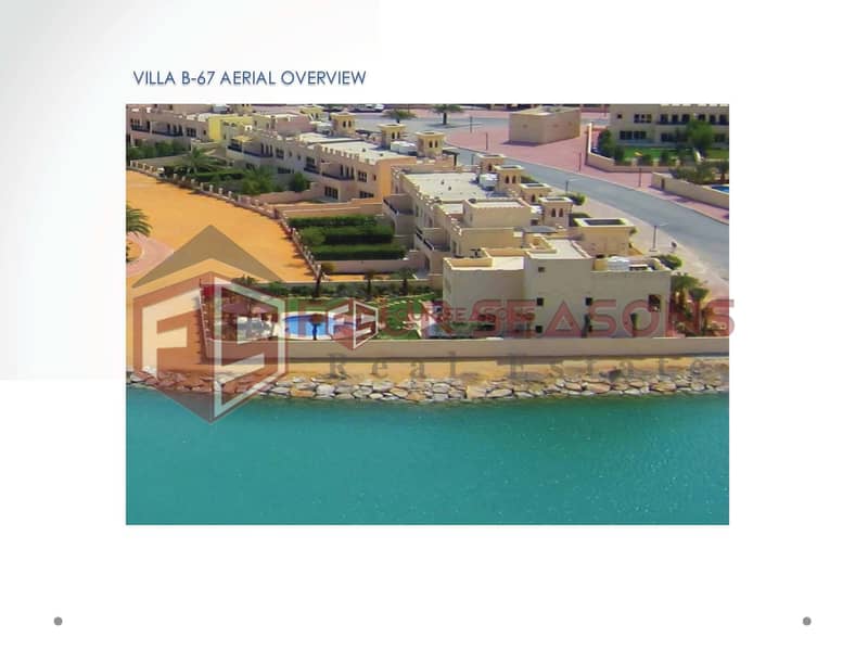 2 4BR + maids  villa golf course & lagoon view.