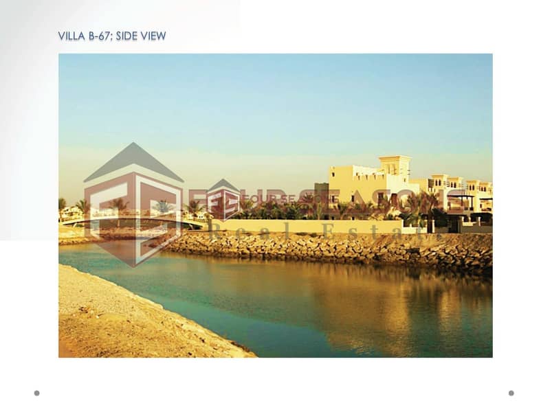 10 4BR + maids  villa golf course & lagoon view.