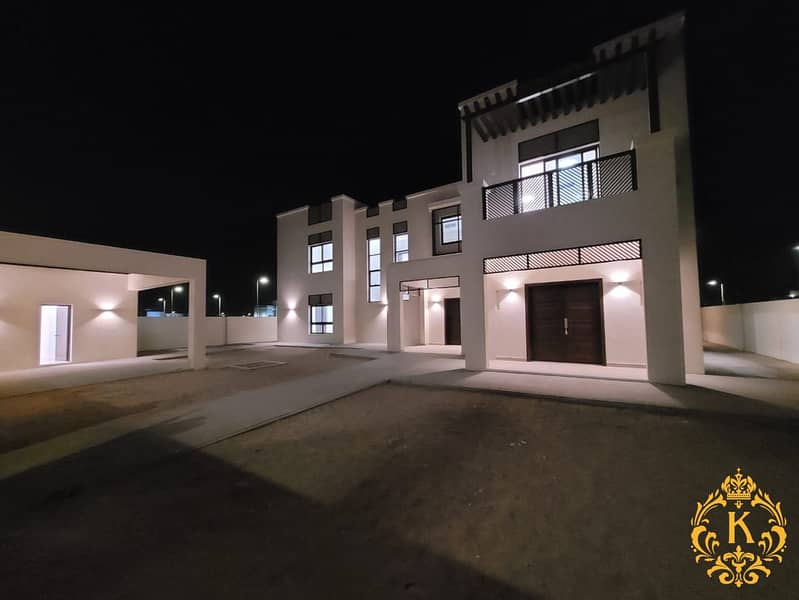 Brand New 6 Bedrooms Villa with Driver room In Al Shamkha South