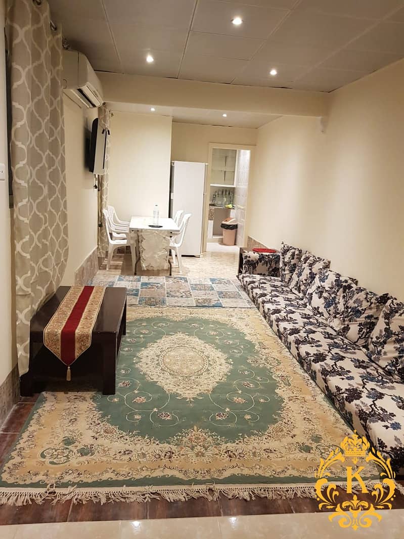 FURNISHED 2BHK IS AVAILABLE 3800 MONTHLY IN VILLA AT MUHAMMAD BEN ZAYED