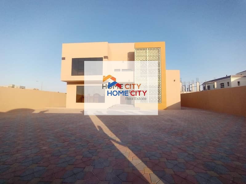 Modern vip villa for rent in Riyadh, south of Al Shamkha, first inhabitant