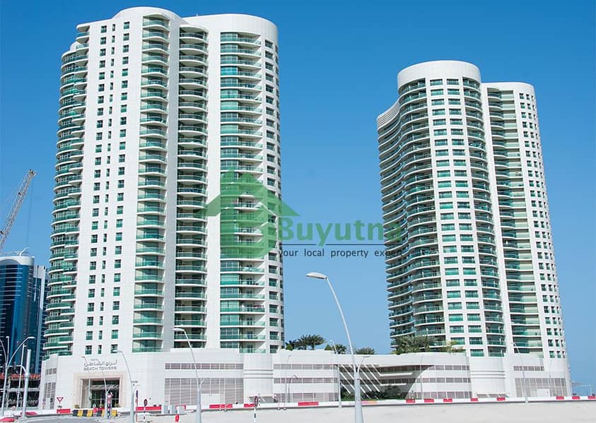 Stunning Apartment | 2BR+ Maid | Sea view | High Floor