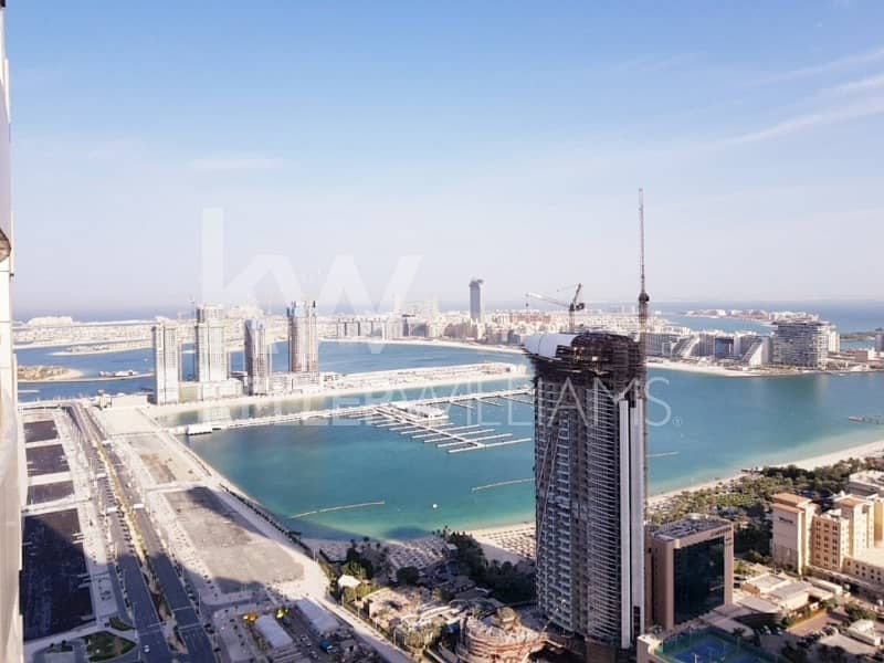 Full sea and palm view |High floor |Competitive price