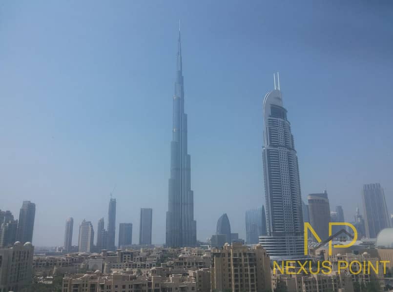 Burj Khalifa View | Well Maintained | Chiller Free