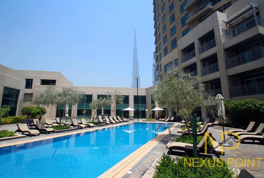 10 Burj Khalifa View | Well Maintained | Chiller Free