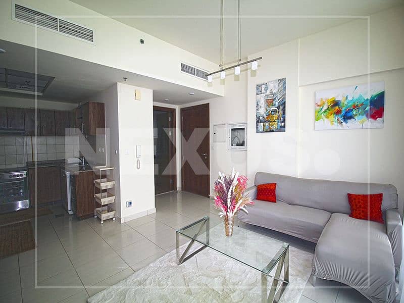 Vacant | Fully Furnished 1BR | Pool View|