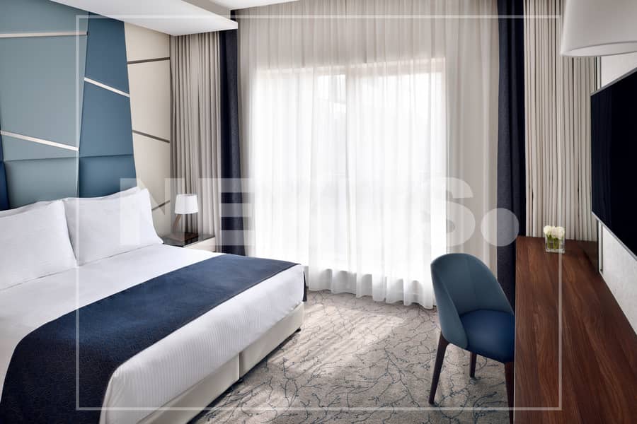位于迪拜市中心，迪拜市中心欧文比克酒店公寓 1 卧室的公寓 149999 AED - 5863340
