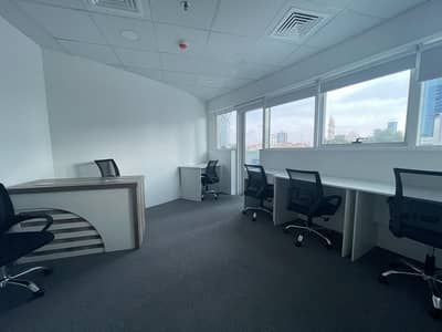 Office for Rent in Al Jafiliya, Dubai - Ejari : 1400 for new trade license and renewal with inspection| Office from 17k onwards