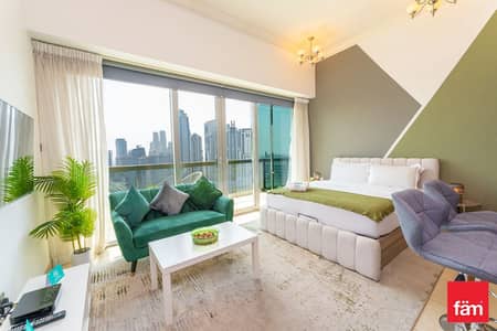 Studio for Rent in Downtown Dubai, Dubai - High Floor | Furnished | City View