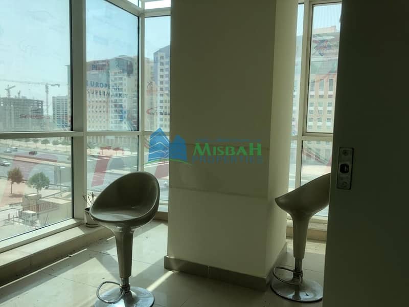Fully Fitted Ready office space 1163sq.ft with Free Parking near Al Mulla Plaza in Al Quasis
