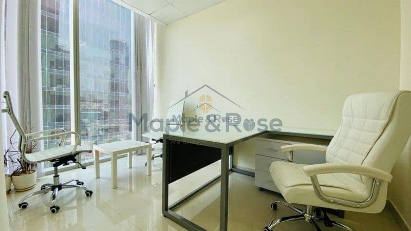 Fully furnished| Adjacent Offices| Good ROI| Rented