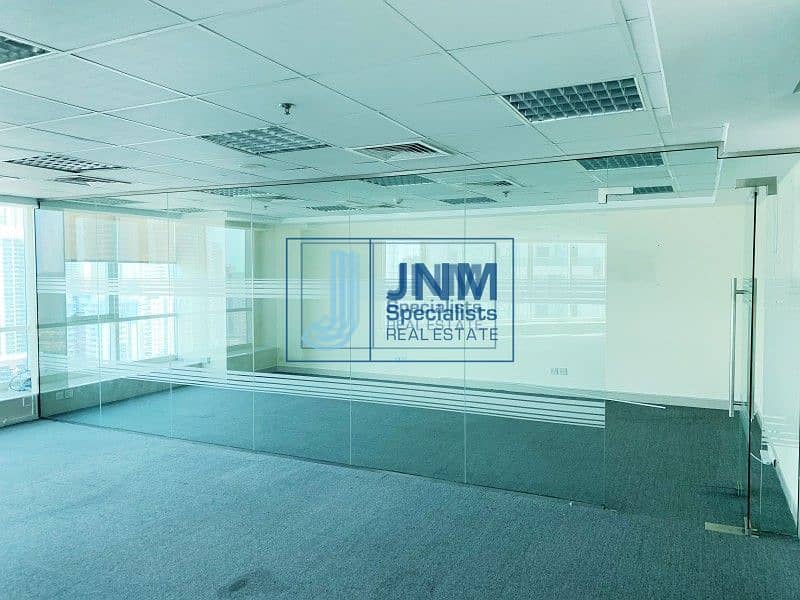 7 Fitted Office | Close to JLT Metro | High Floor