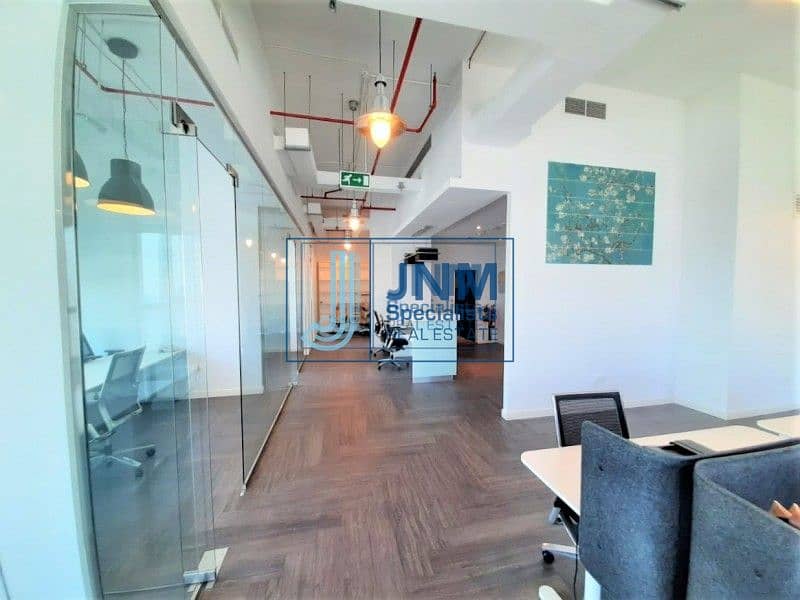 2 Amazing Glass Partitioned and Furnished Office
