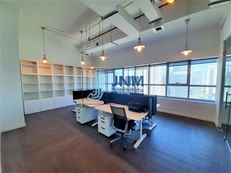 3 Amazing Glass Partitioned and Furnished Office