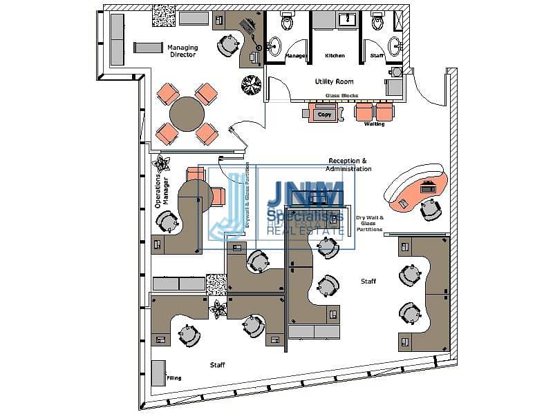 10 Higher Floor | Fitted and Partitioned Office Space