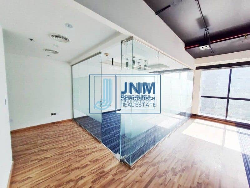 4 Fitted w/ Glass Partitions | Arial View | High Flr