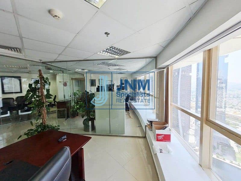 12 Excellent Furnished Office On High floor
